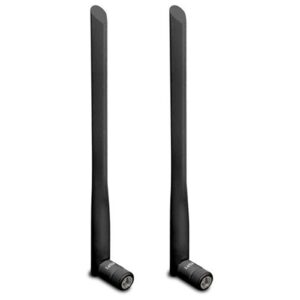 DrayTek ANT-1205B 5dB High-Gain WiFi Dual-Band Black Antennas (One Pair)