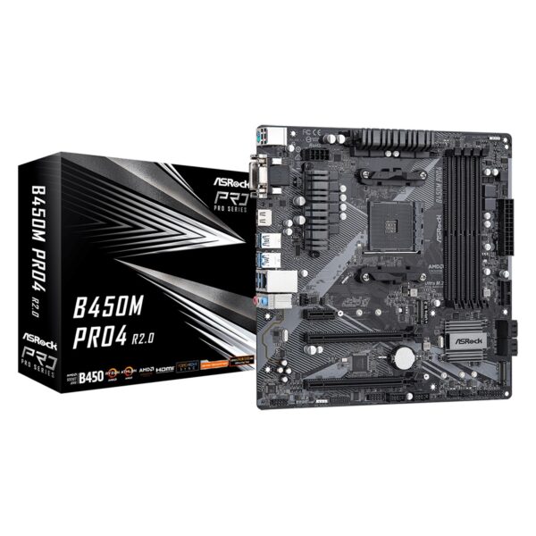 Motherboards | B450M-PRO4-R2.0-5 | Edworthy Media And Technology Limited