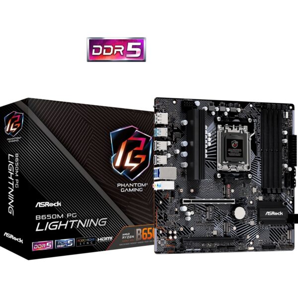 Motherboards | B650M-PG-LIGHTNING-5 | Edworthy Media And Technology Limited