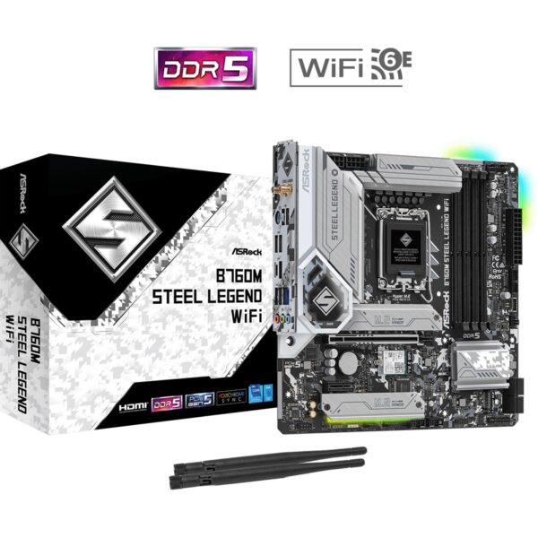 Motherboards | B760M-STEEL-LEGEND-WIFI-5 | Edworthy Media And Technology Limited