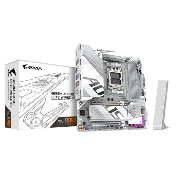 Motherboards | B850M-AORUS-ELITE-WIFI6E-ICE-5 | Edworthy Media And Technology Limited
