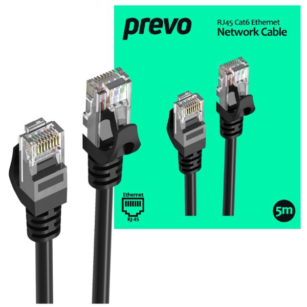 Cables | CAT6-BLK-5M-16 | Edworthy Media And Technology Limited
