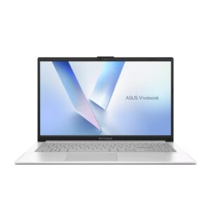 ASUS Vivobook Go 15 Laptop, AMD Ryzen 5 7520U Processor, 8GB RAM, 512GB SSD, Windows 11 Home, Silver