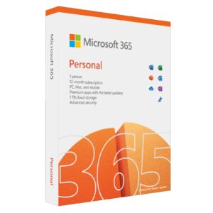 Microsoft Office 365 Personal 1 Year 1 User - Retail Boxed FY25H2