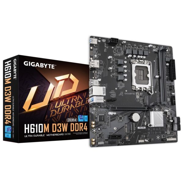 Motherboards | H610M-D3W-DDR4-5 | Edworthy Media And Technology Limited