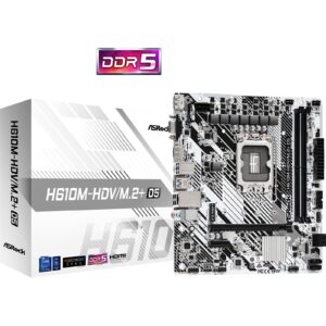 Motherboards | H610M-HDVM.2-D5-5 | Edworthy Media And Technology Limited