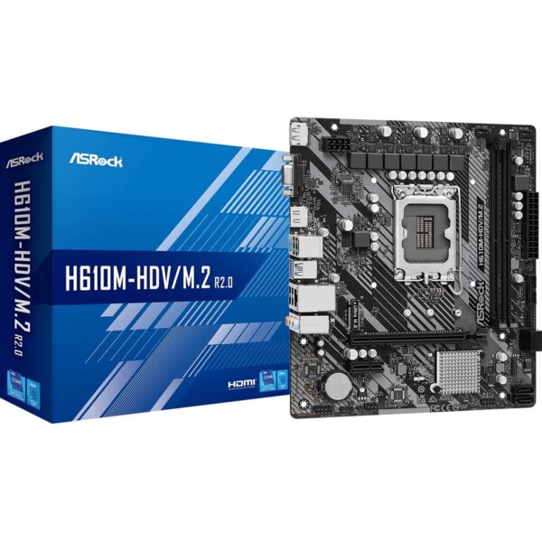 Motherboards | H610M-HDVM.2-R2.0-5 | Edworthy Media And Technology Limited