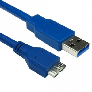 Cables | USB3-MICROSRT-BLUE-16 | Edworthy Media And Technology Limited