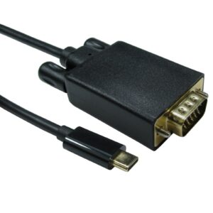 Cables | USB3C-VGA-2M | Edworthy Media And Technology Limited